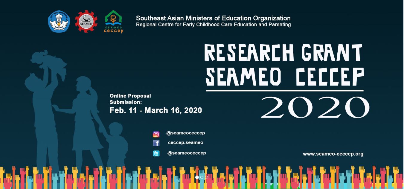 Call For Proposal Research Grant SEAMEO CECCEP 2020