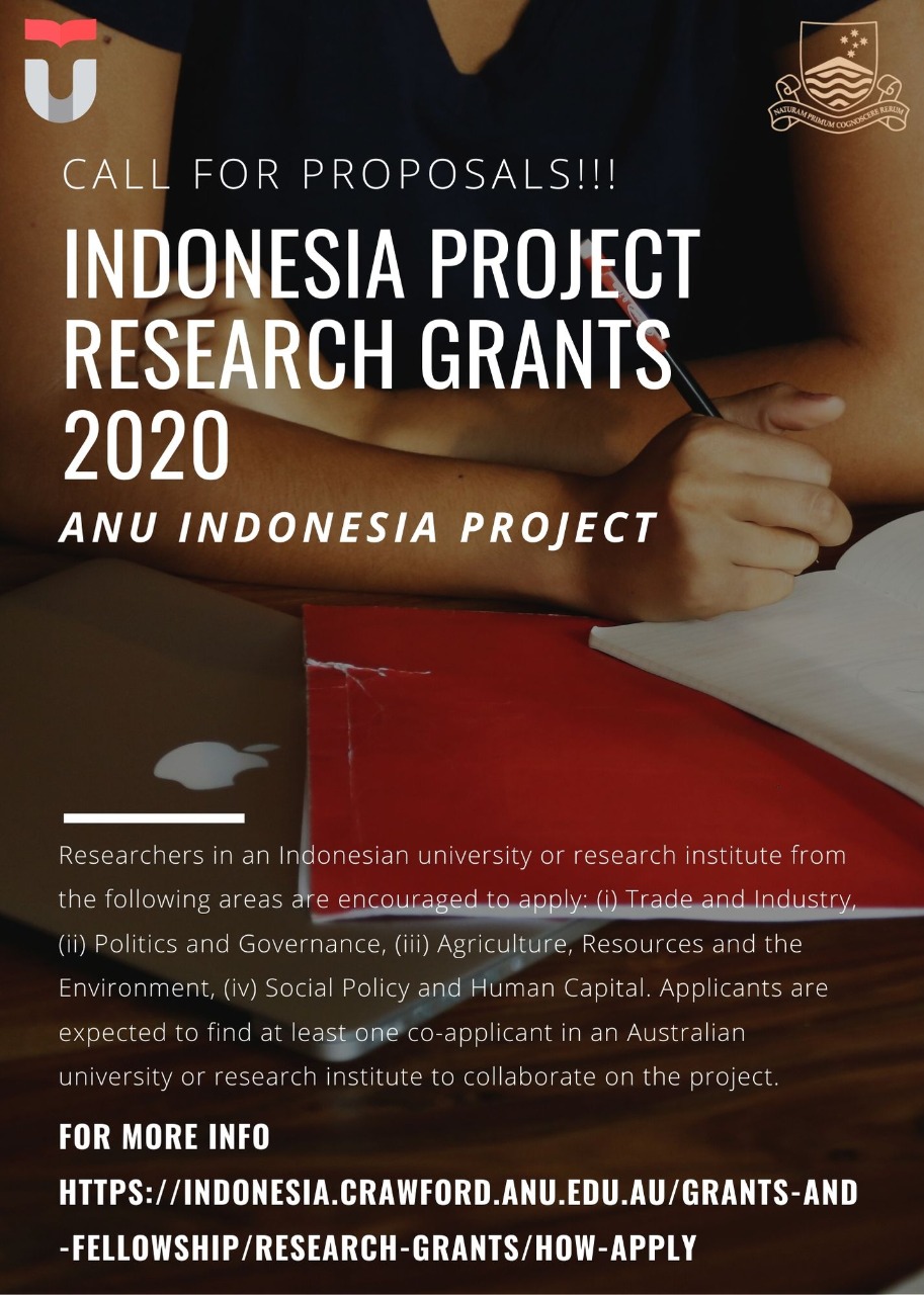Call For Proposal Indonesia Project Research Grants 2020
