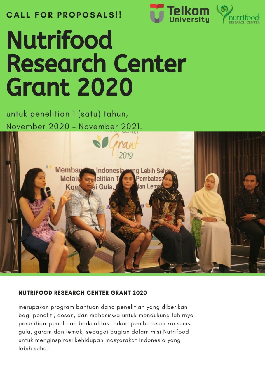 Call For Proposal Nutrifood Research Center Grant 2020