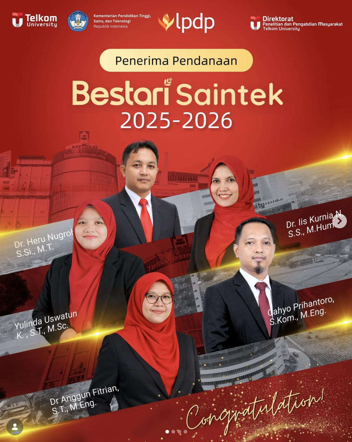Penerimaan Pendanaan Bestari Saintek 2025-2026 Penerimaan Pendanaan Bestari Saintek 2025-2026
